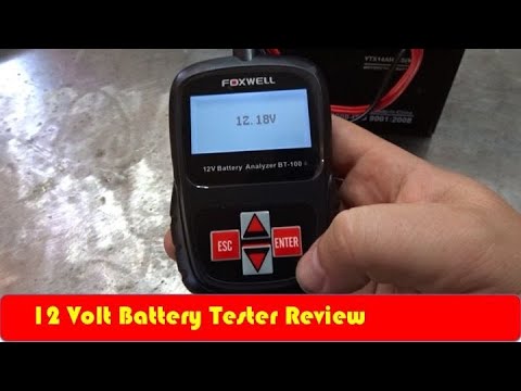 Foxwell BT100 Battery Tester Review