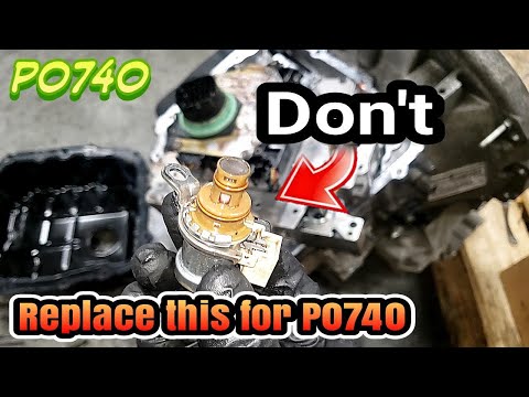 WARNING, Do not replace the Torque Convertor Clutch Solenoid for P0740 in a 62TE Transmission.