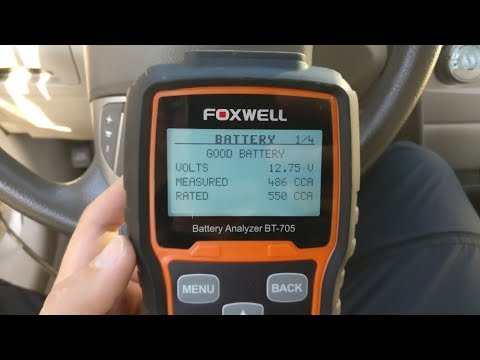 Foxwell BT-705 battery tester analyzer