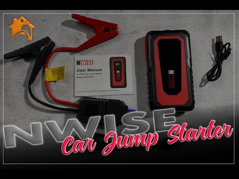 NWISE Car Jump Starter, 2000A Peak 18000mAh Portable Battery Starter