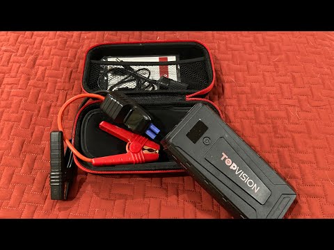 TopVision Jump Starter - real world use