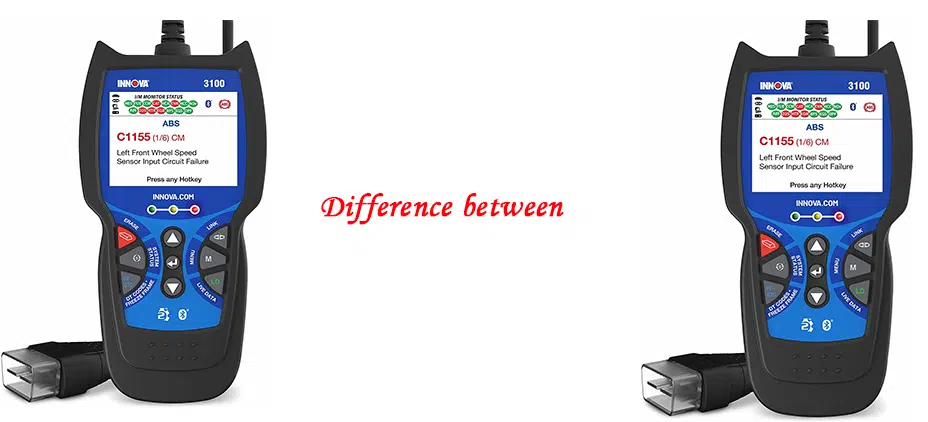 Difference between Innova 3100 and 3100RS