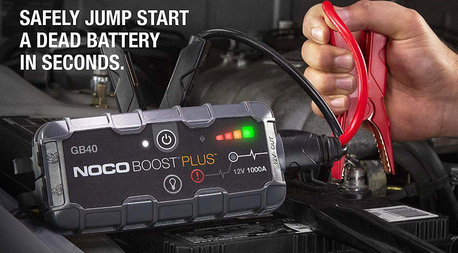 NOCO-Boost-Plus 12-Volt-GB40-1000Amp-Lithium-Jump-Starter