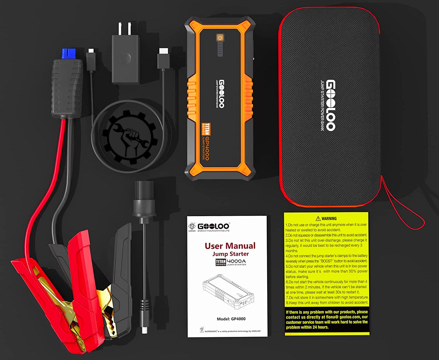 GOOLOO GP4000 Jump Starter 