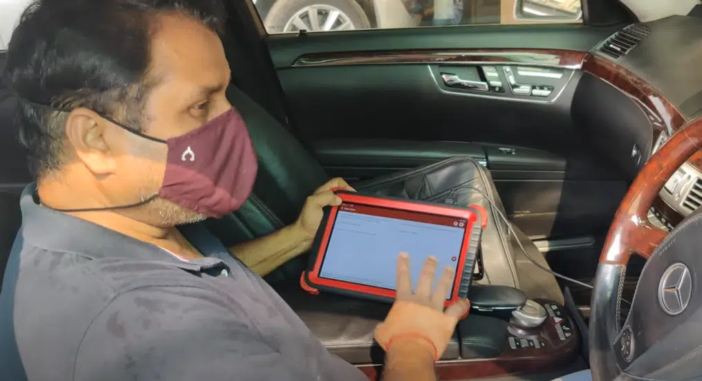 thinkcar pros with mercedes