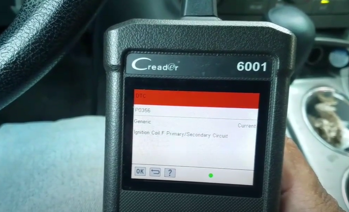 P0356: Ignition Coil F Primary Circuit Malfunction