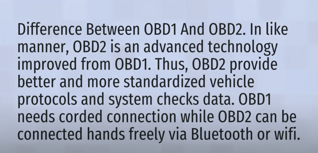 Comparison Between OBD1 Vs. OBD2 Automotive Tools Review & Guide